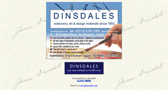 Desktop Screenshot of dinsdales.com